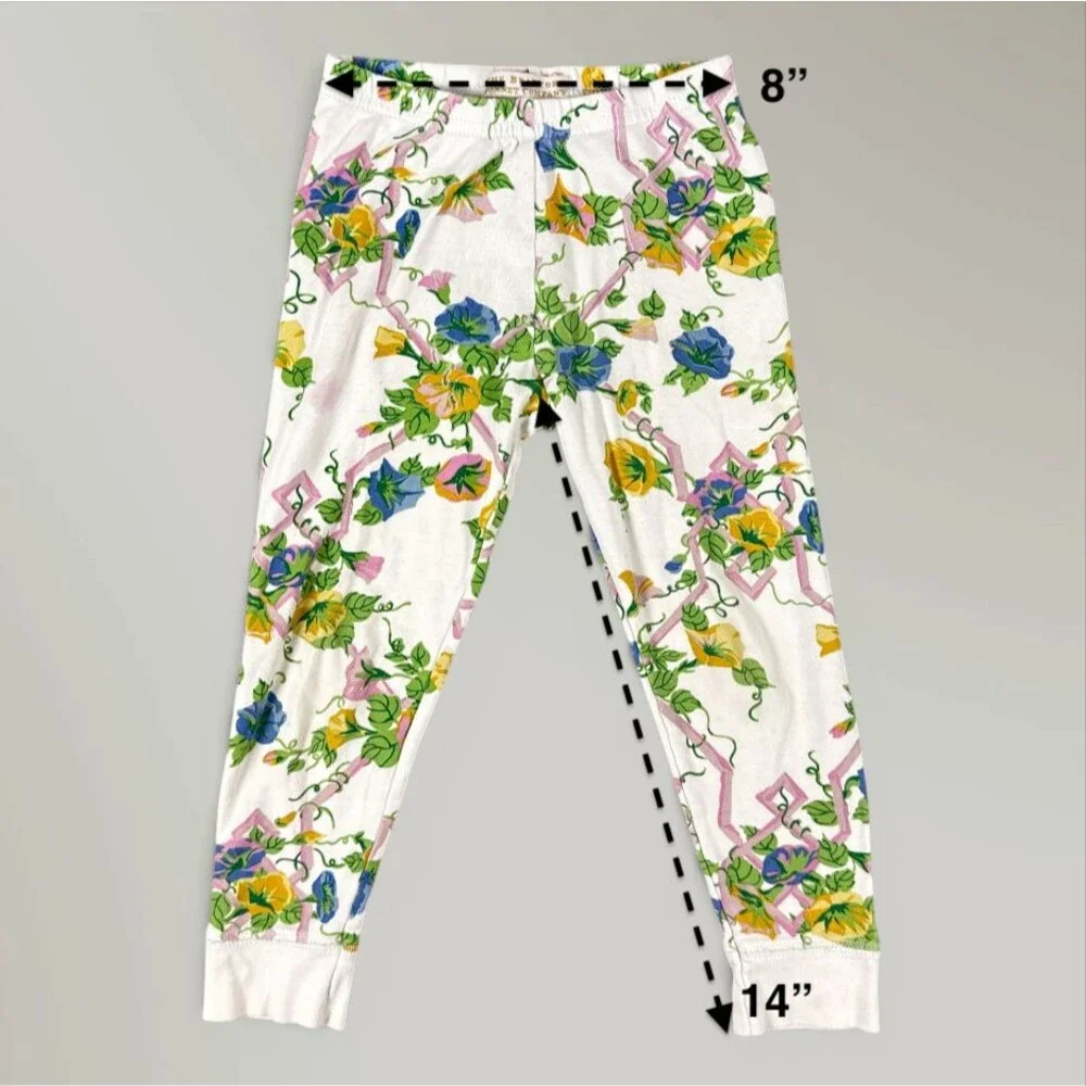The Beaufort Bonnet Company Floral Pajama Set Pima Cotton PJ Soft Size 4T